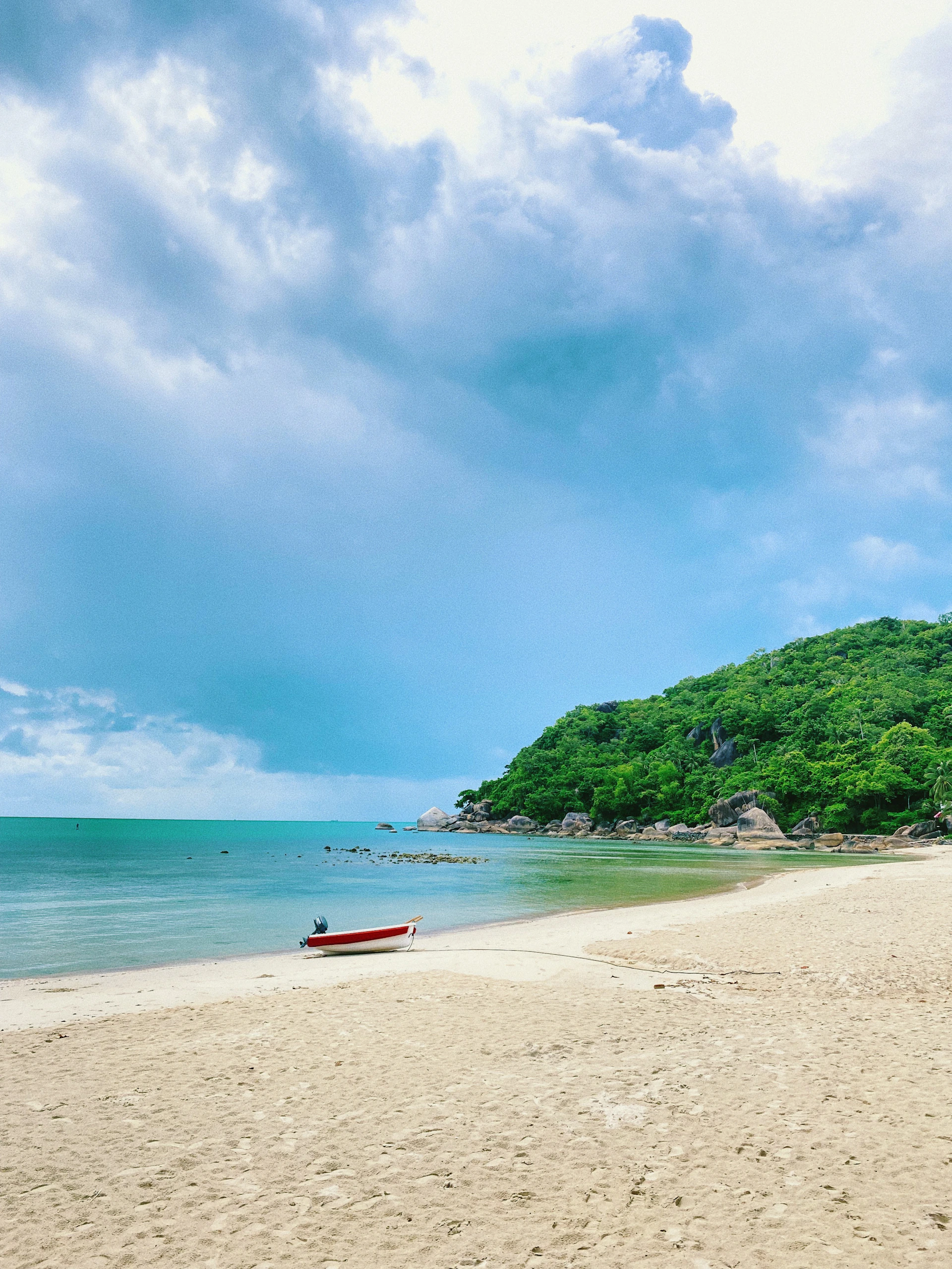 a boat on a beach
