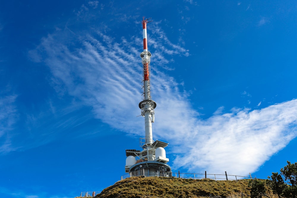 a rocket on a launch pad