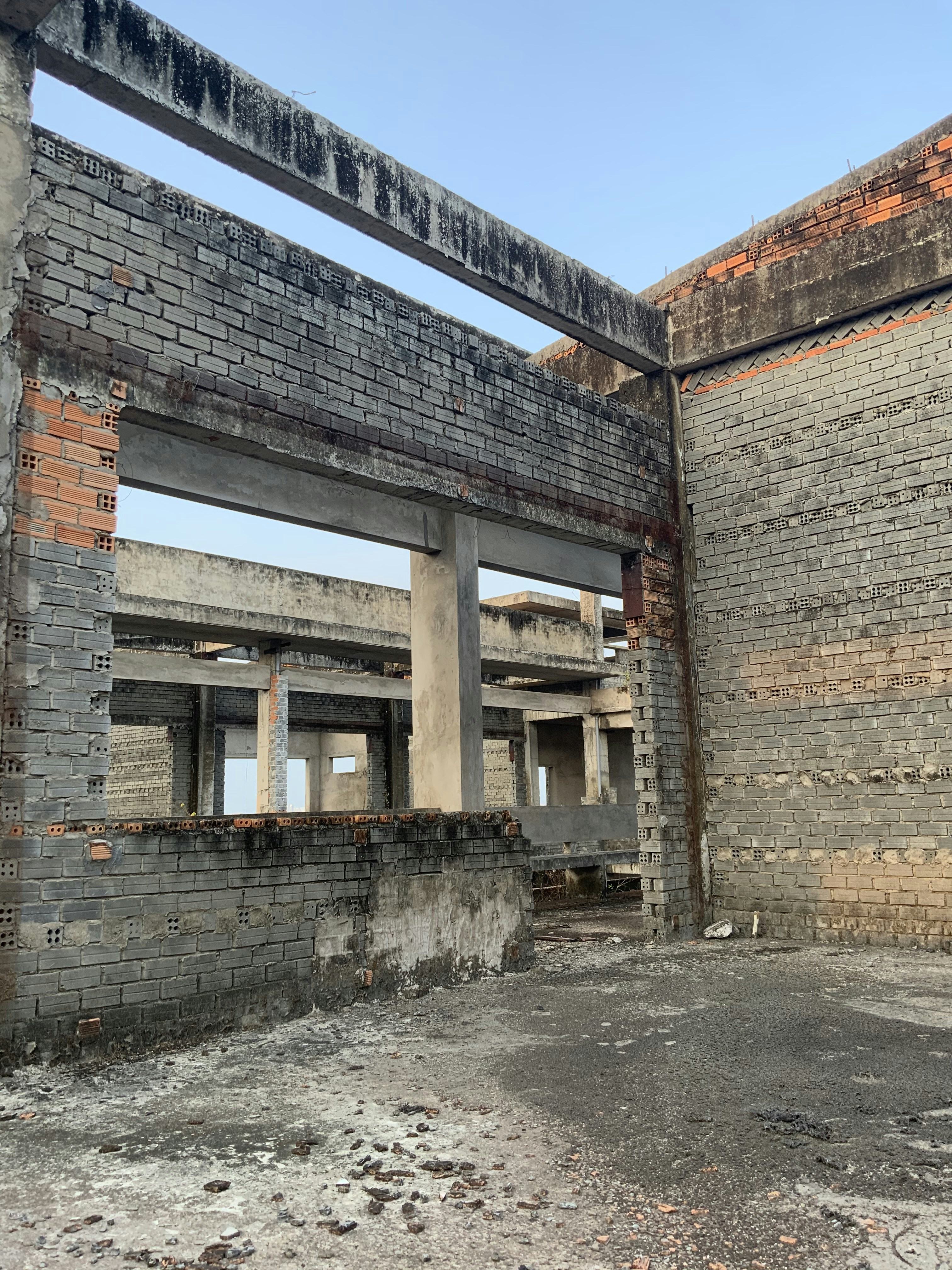 a building with a roof