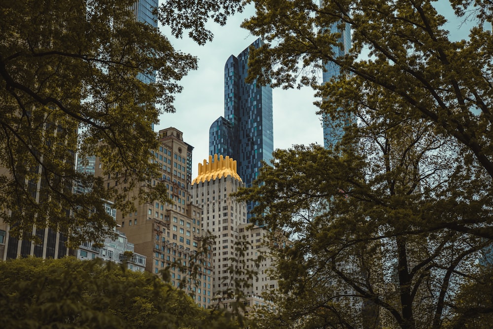 a group of buildings