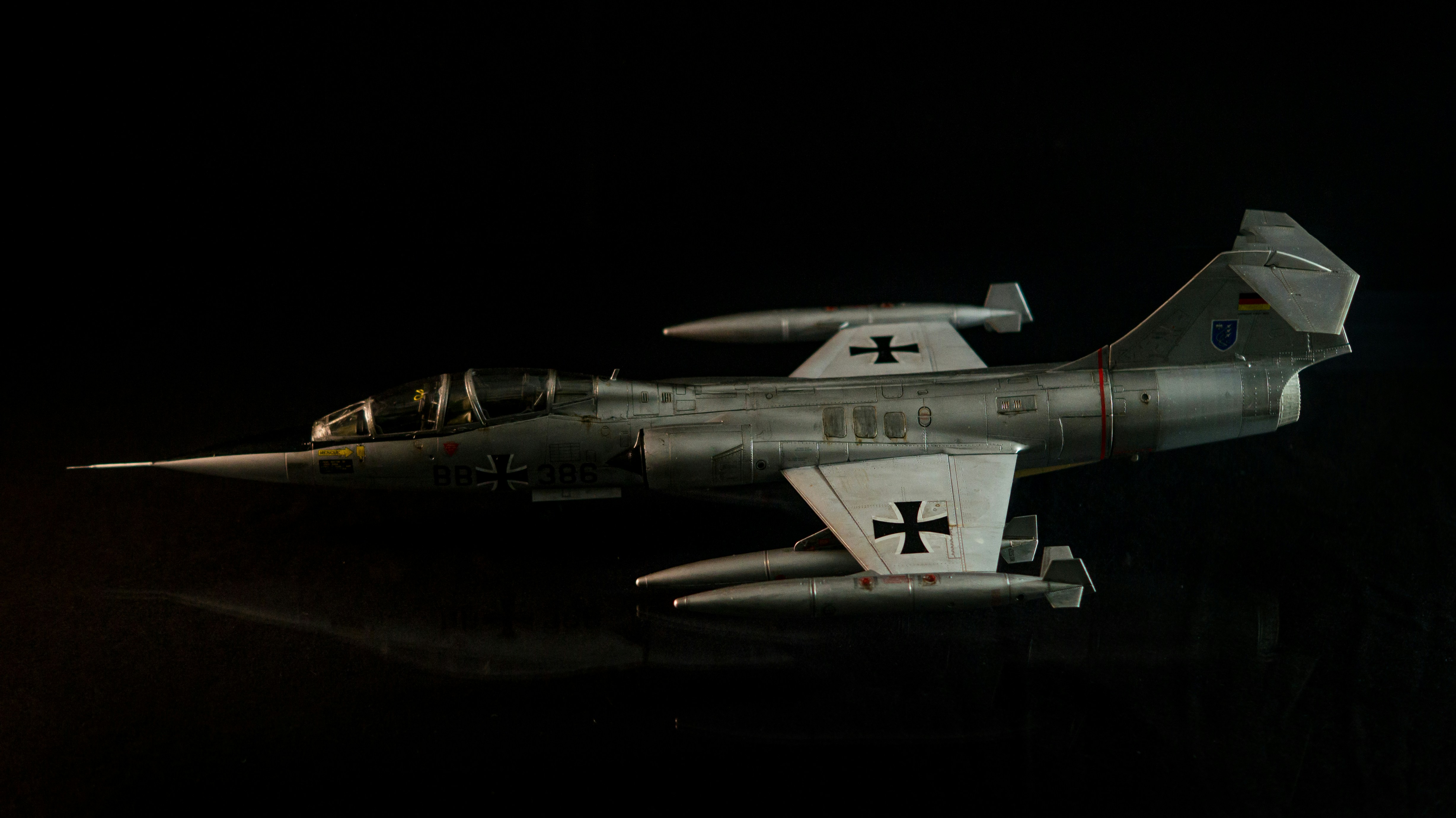 My 1:32 scale model of a F104 Starfighter