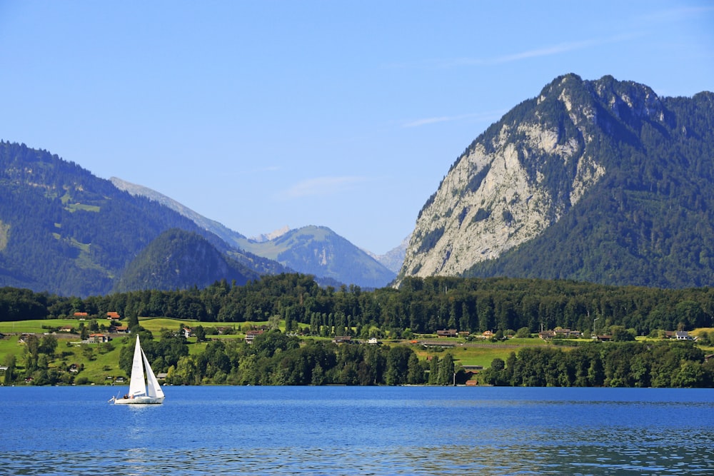 a sailboat on the water