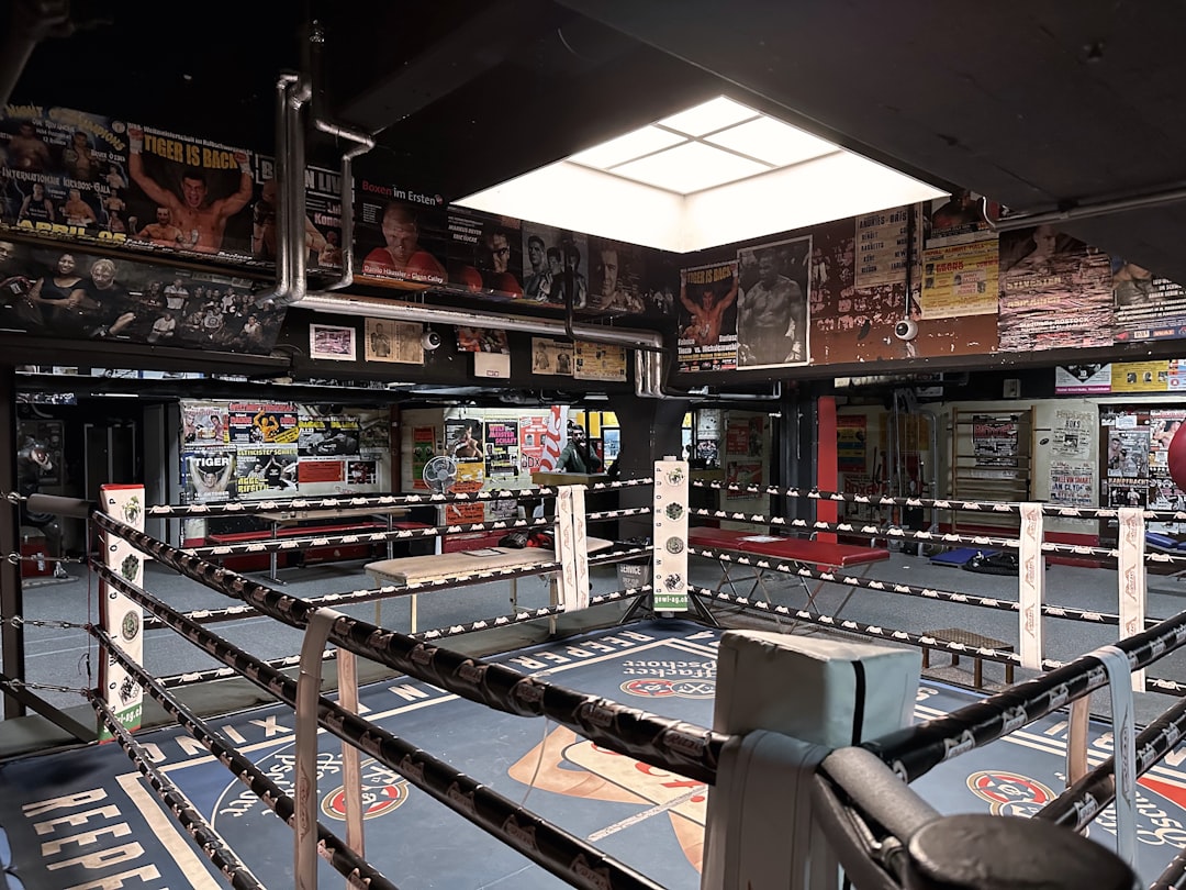 a large room with many signs and a large metal object in it, Zur Ritze - Hamburg