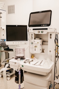 a machine with a screen