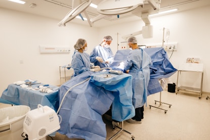 a person standing in a room