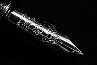 a close-up of a knife