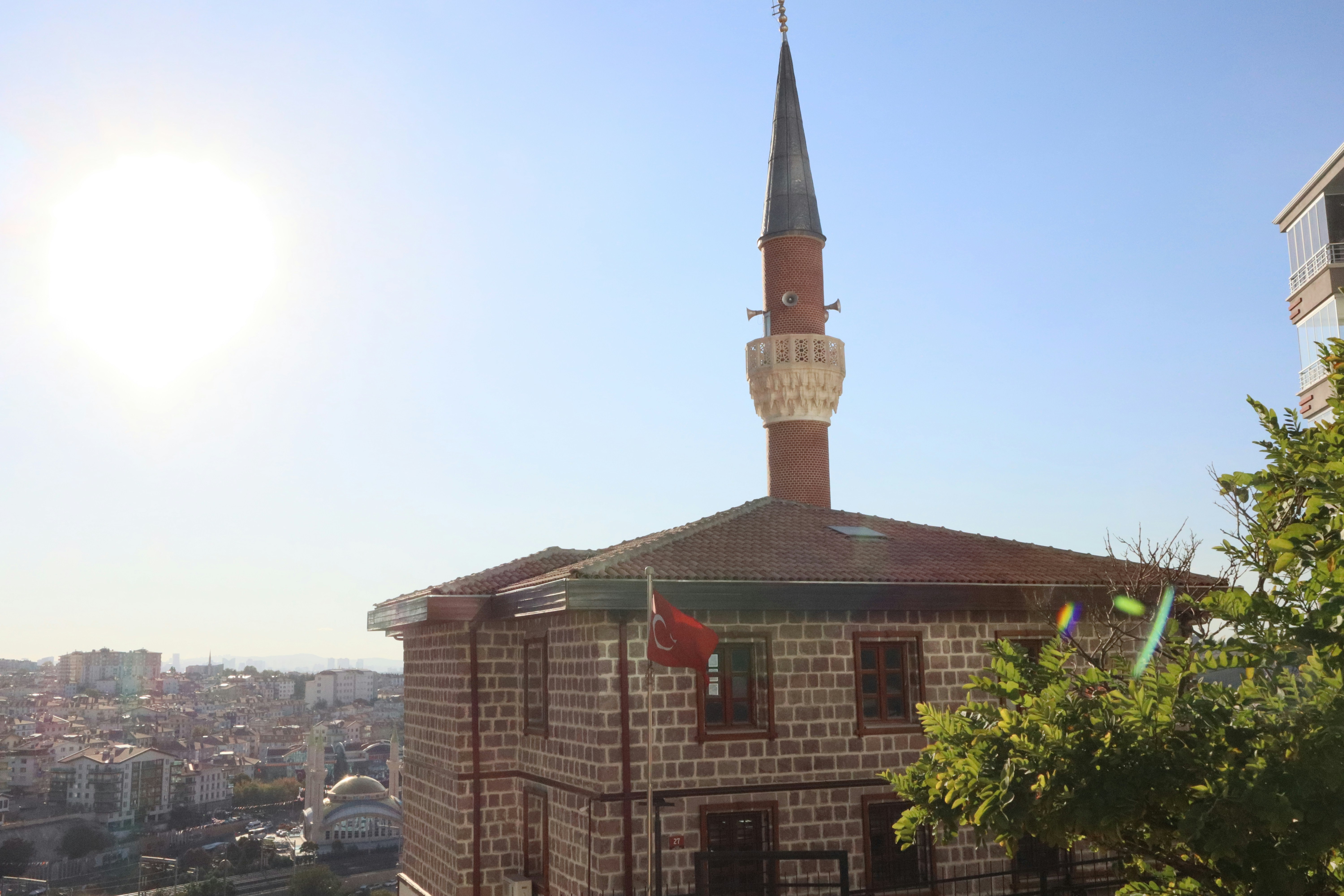 a building with a tower