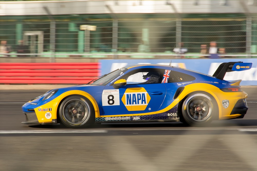 a race car on a track