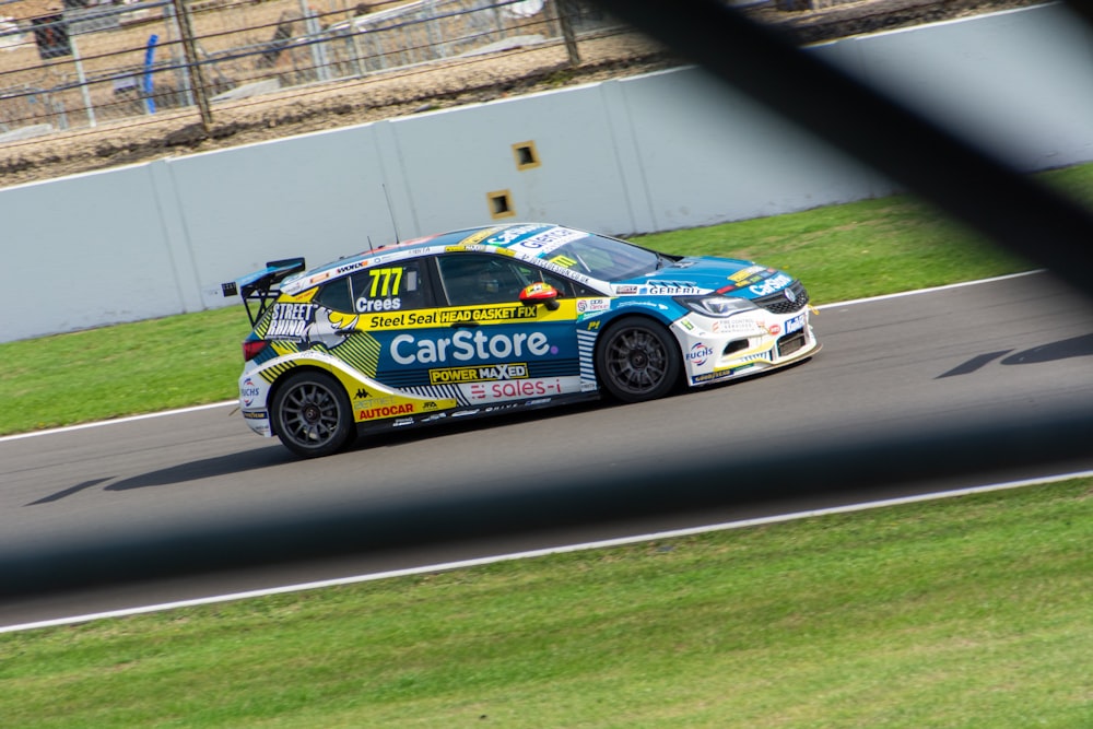 a race car on a track