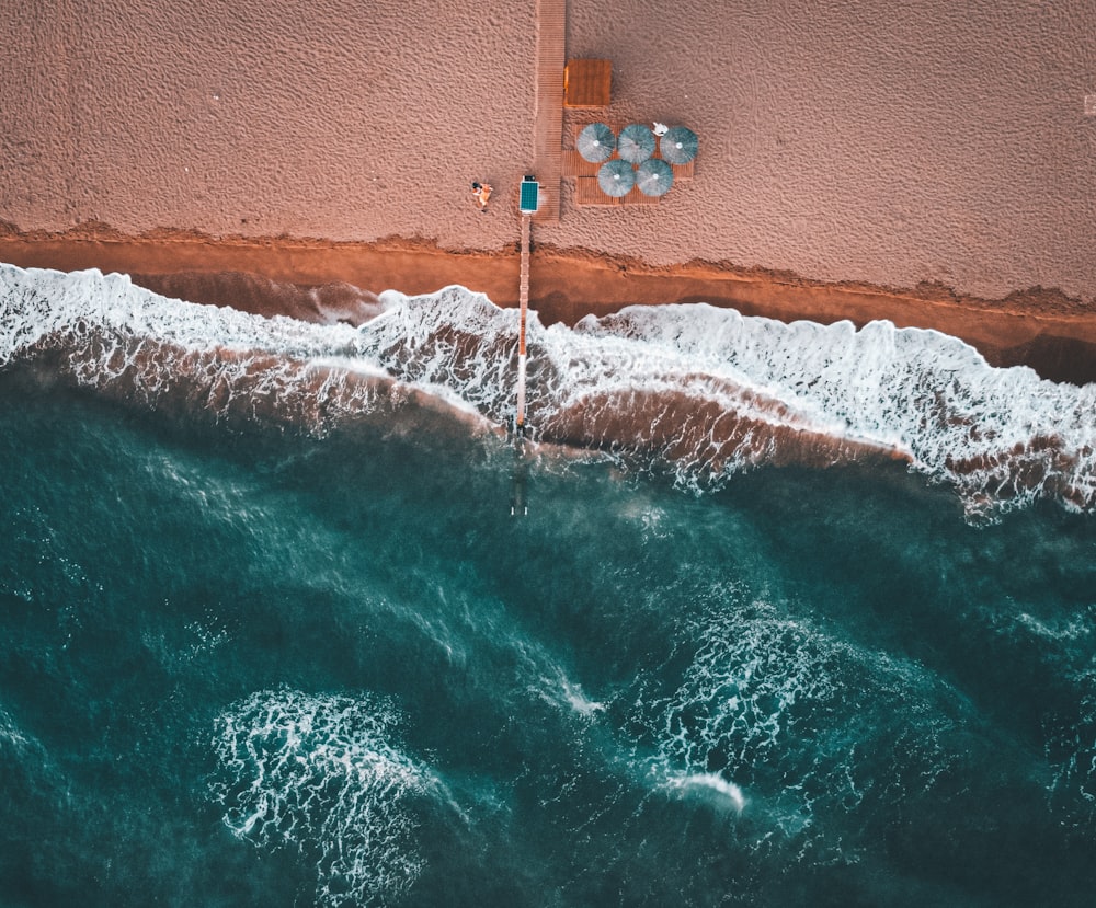 a wave crashing against a wall