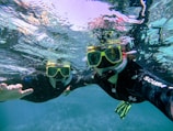 a person in scuba gear under water
