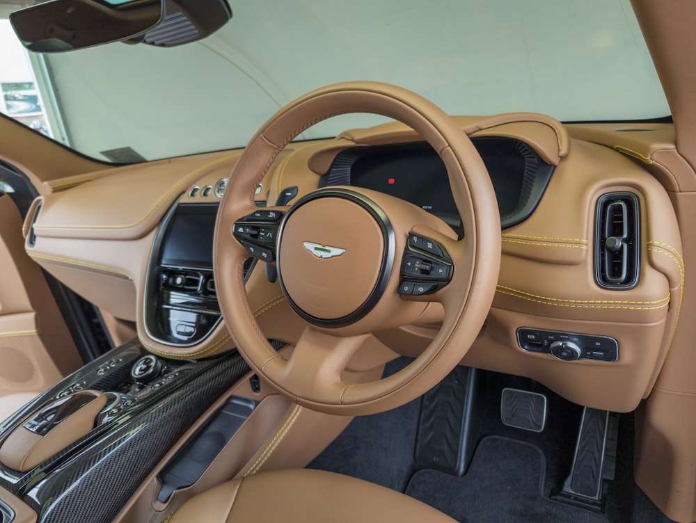 the interior of a car