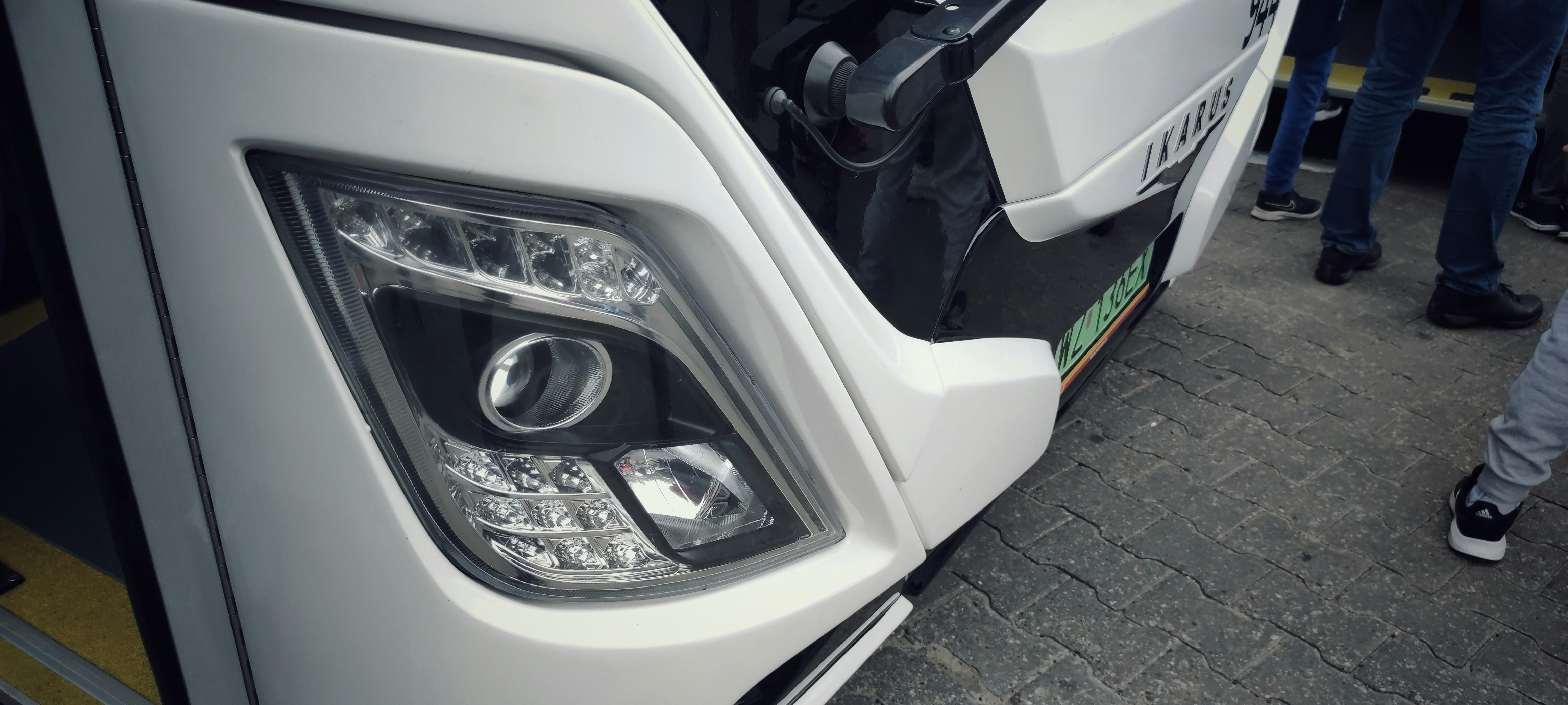 Hyundai Ioniq 6 electric sedan driving on a highway