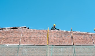 Bricklaying brick wall construction
