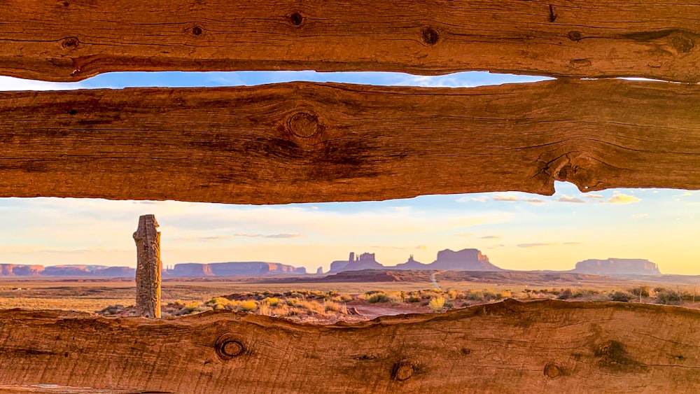 a view of a desert