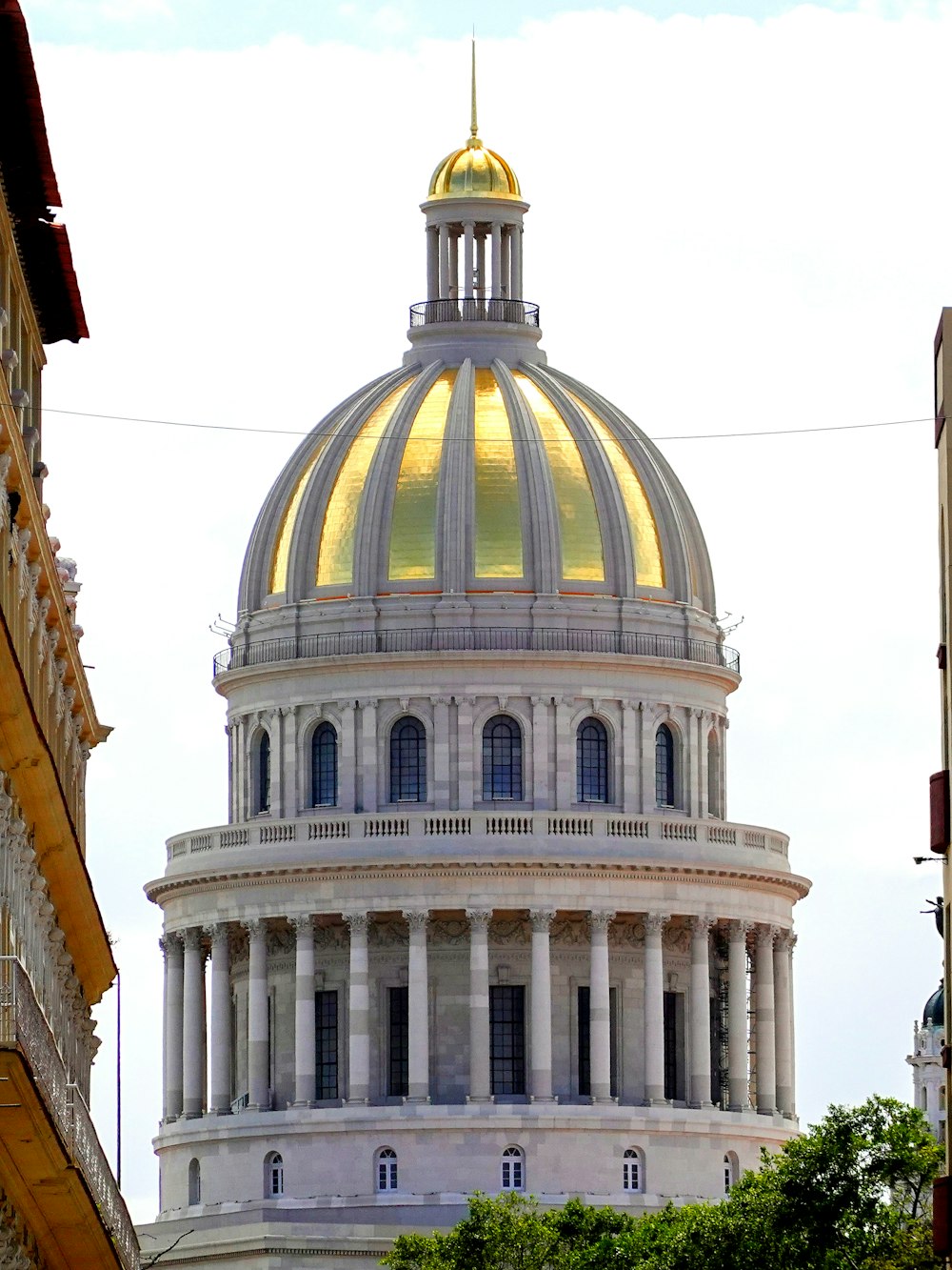 a large white building with columns