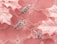 Three elegant rings featuring sparkling diamonds are artistically arranged against a delicate pink floral lace background. The diamonds catch the light, adding a touch of glamour and sophistication.