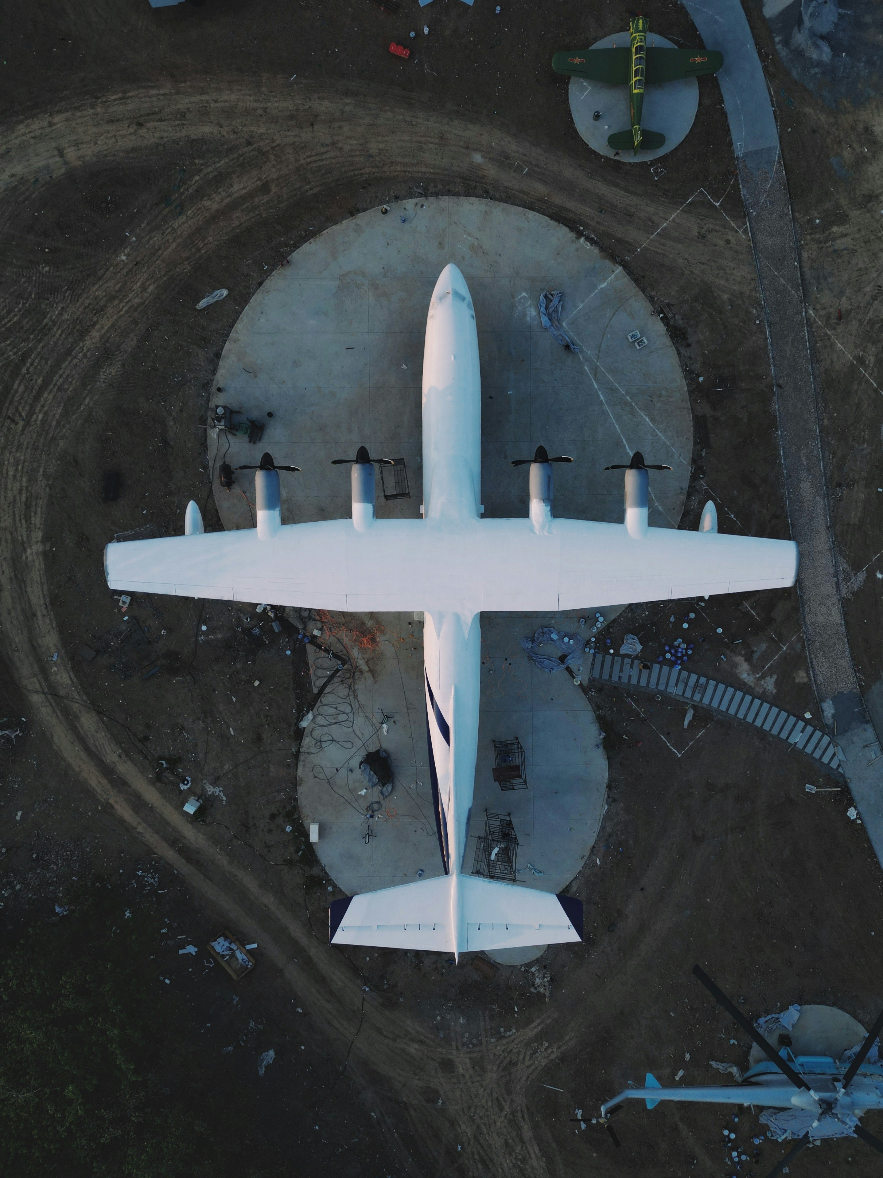 a satellite in space