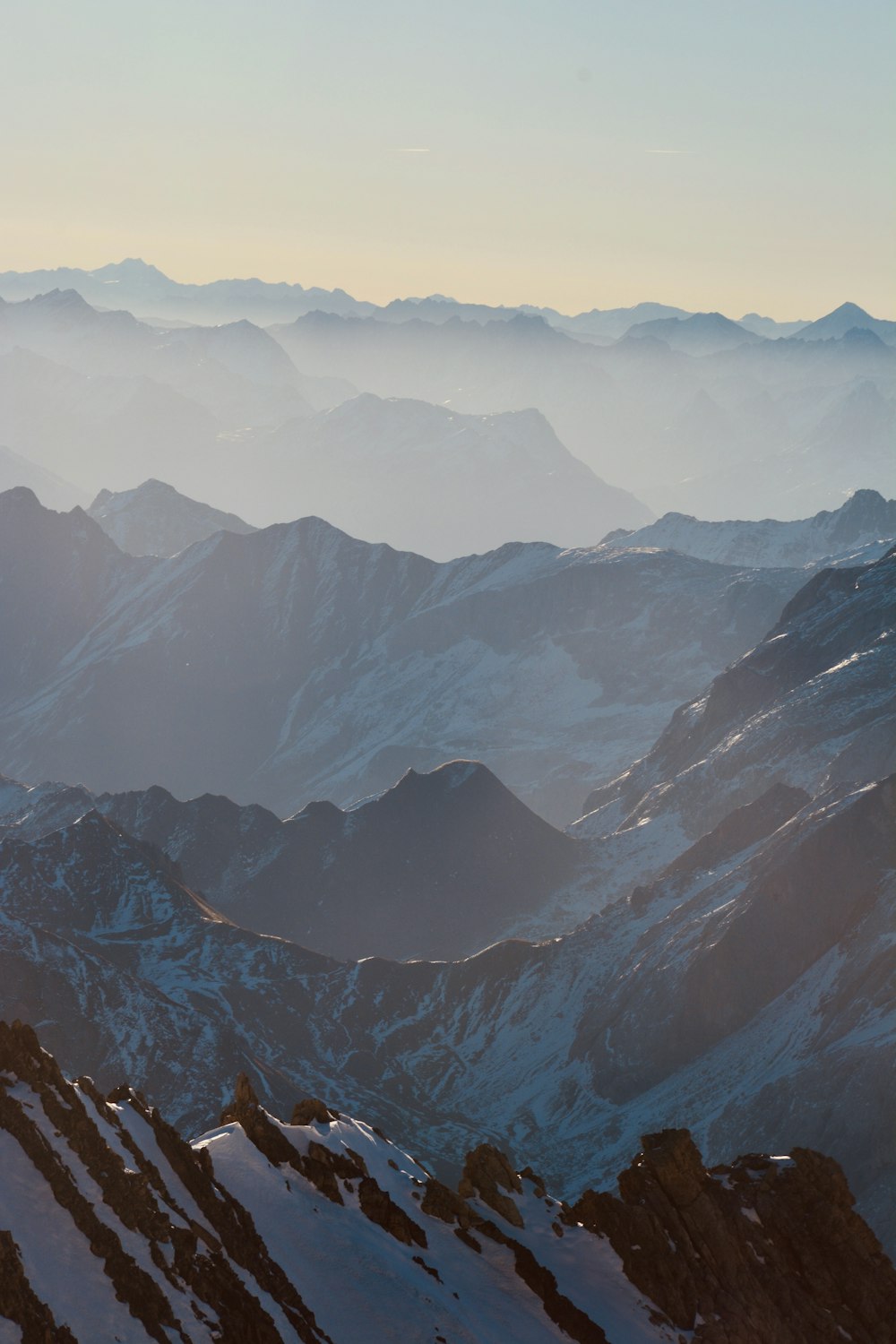 a view of a mountain range