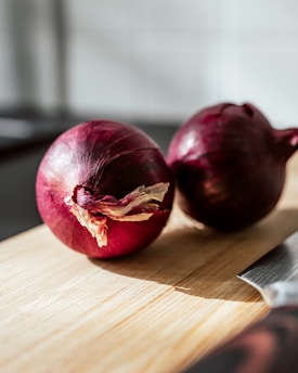 a couple of red onions