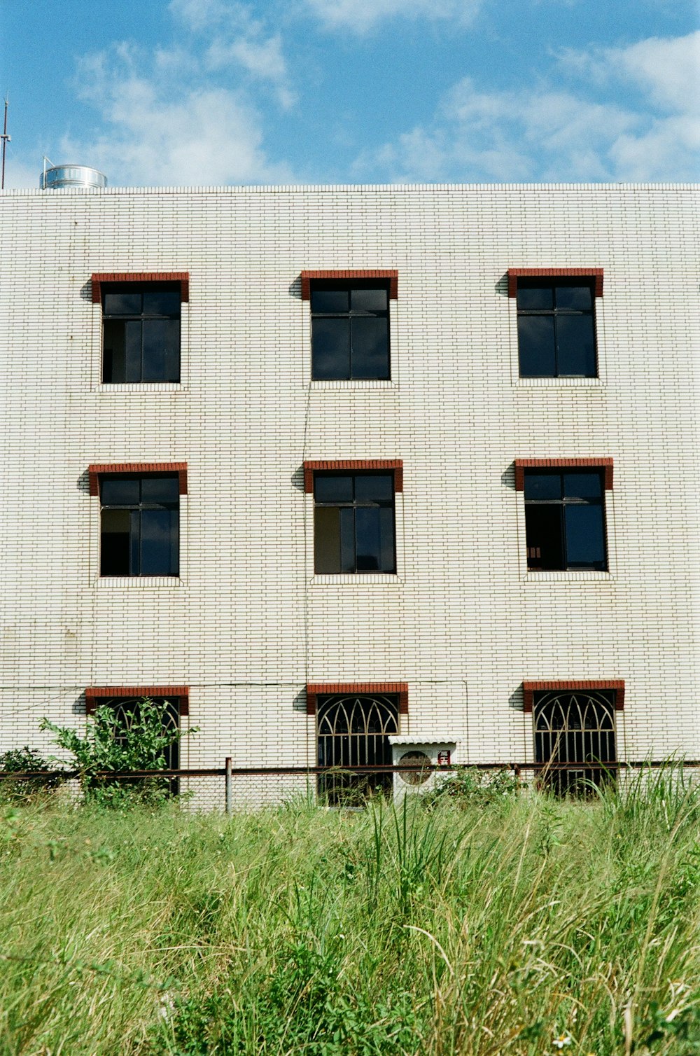 a building with windows