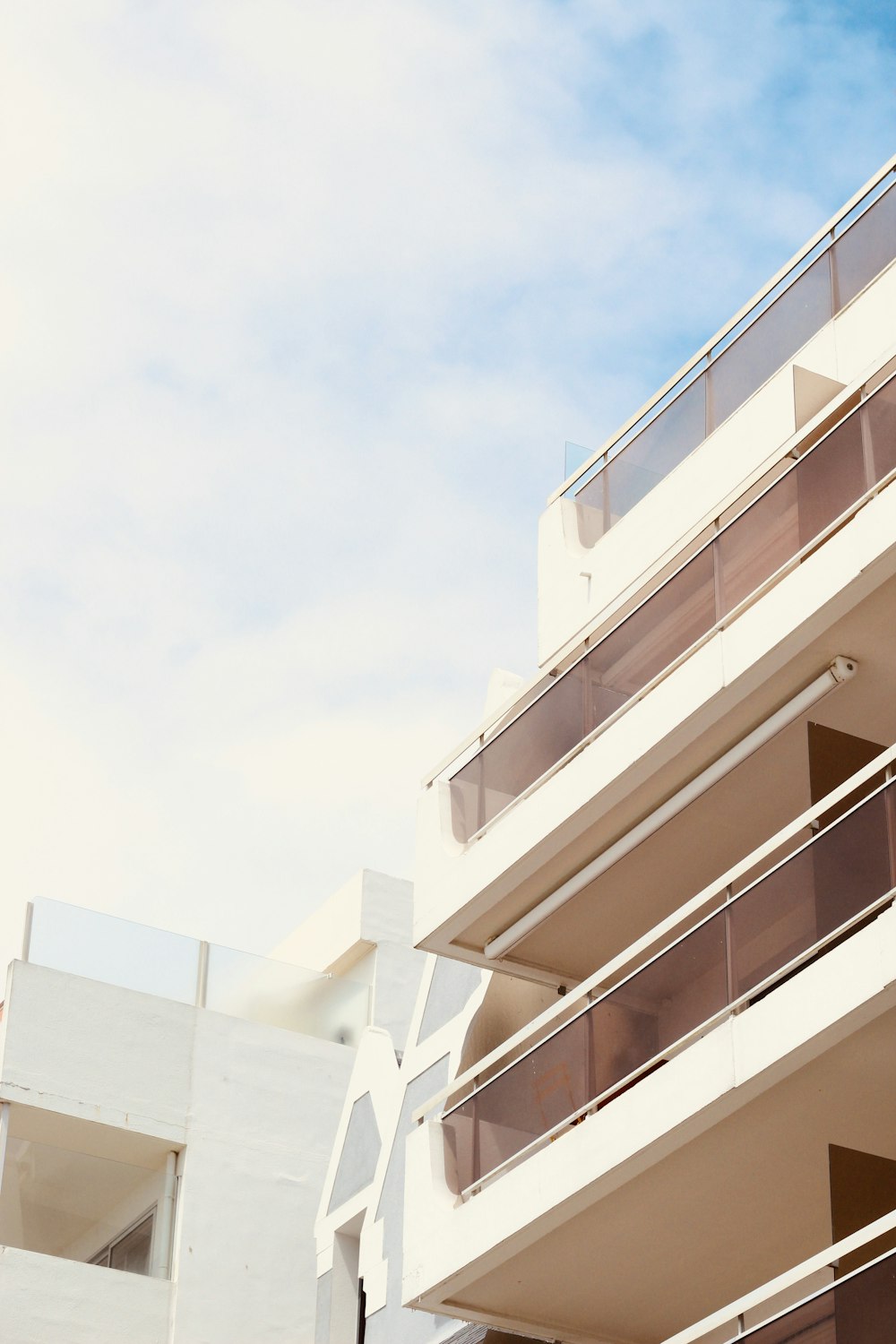 a building with a blue sky