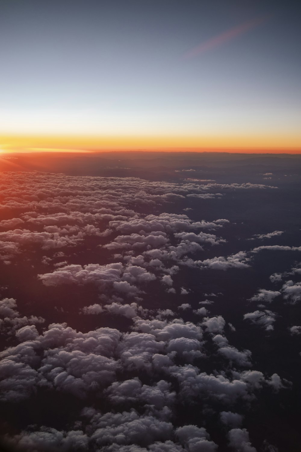 clouds in the sky