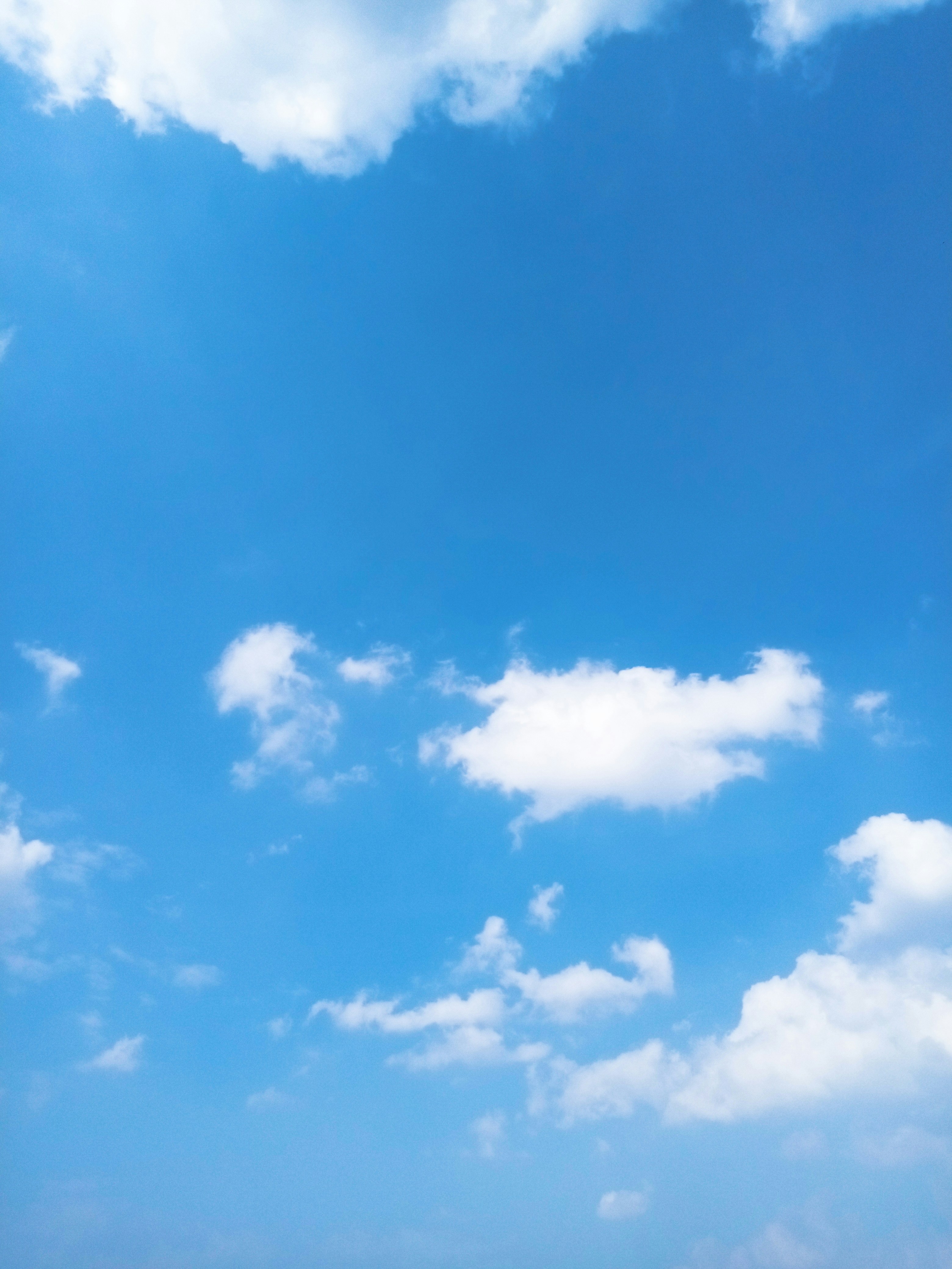 blue sky with white clouds