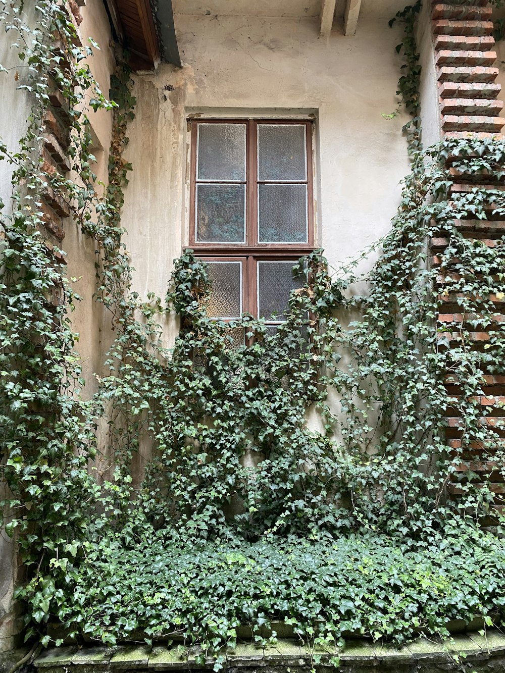 a window in a building