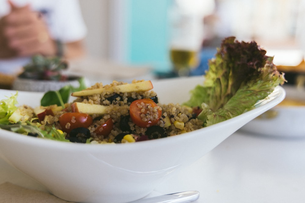 a plate of food