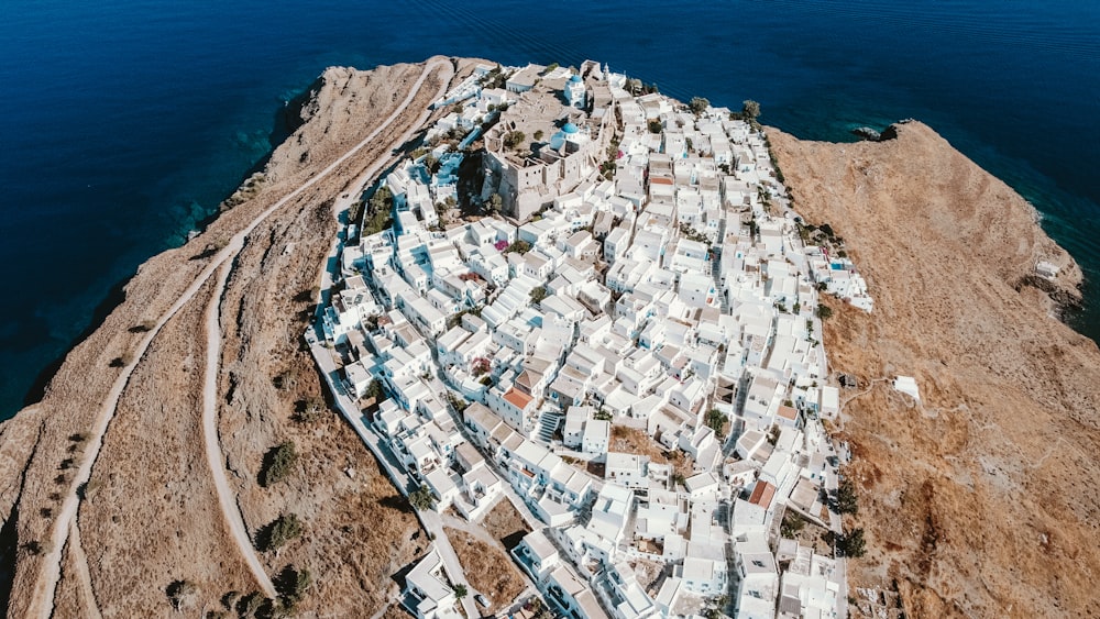 a city on a hill by the water