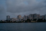 a city next to a body of water