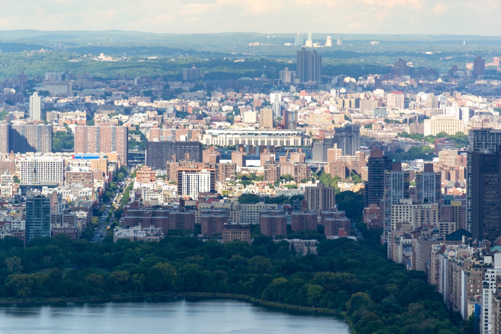 a city with many buildings