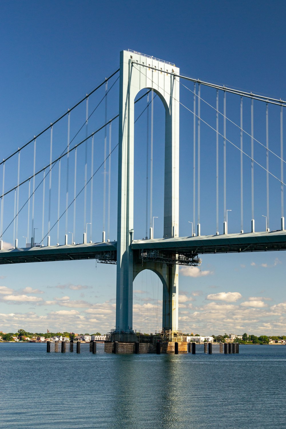 a large bridge over water