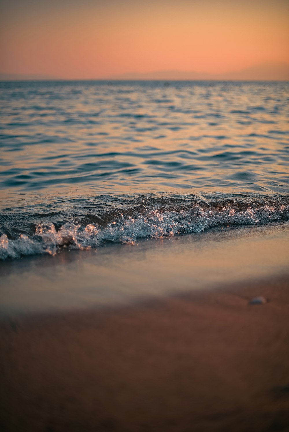 waves on a beach