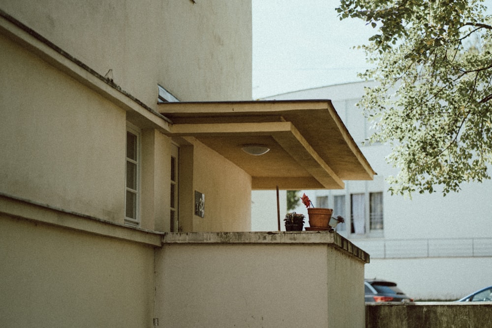 a house with a tree in the front