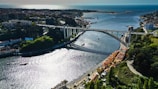 a bridge over a river