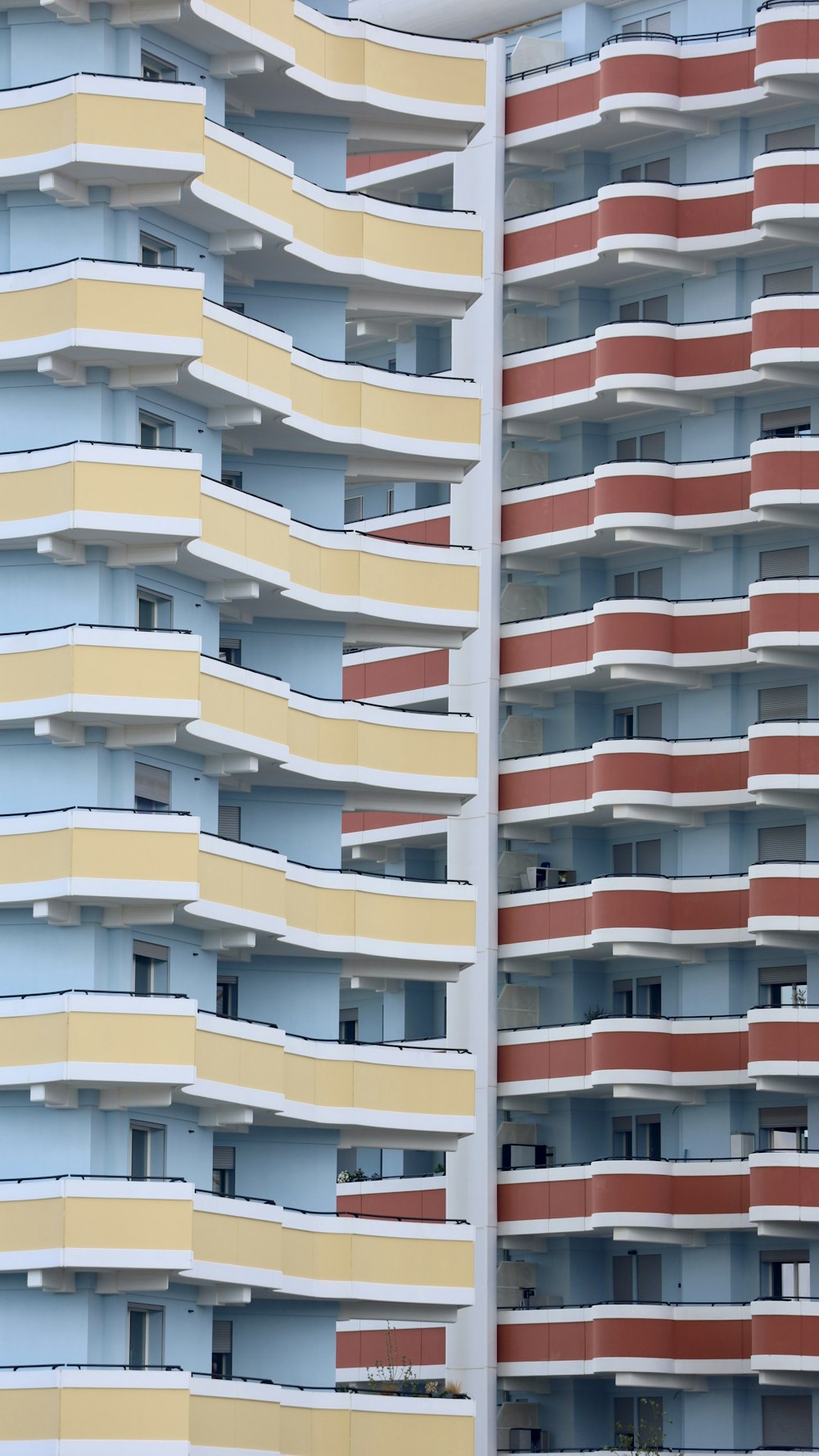 a building with balconies