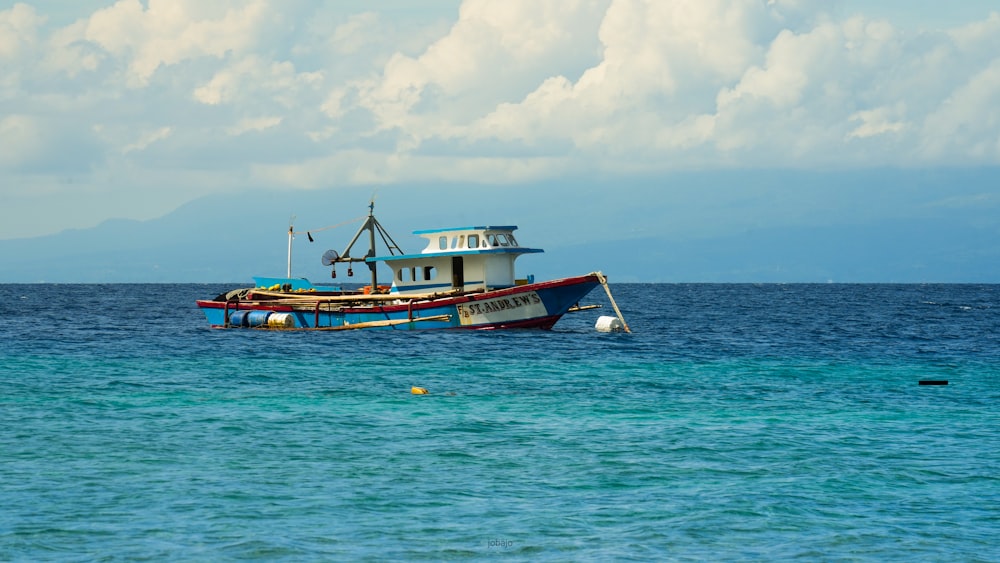 a boat in the water