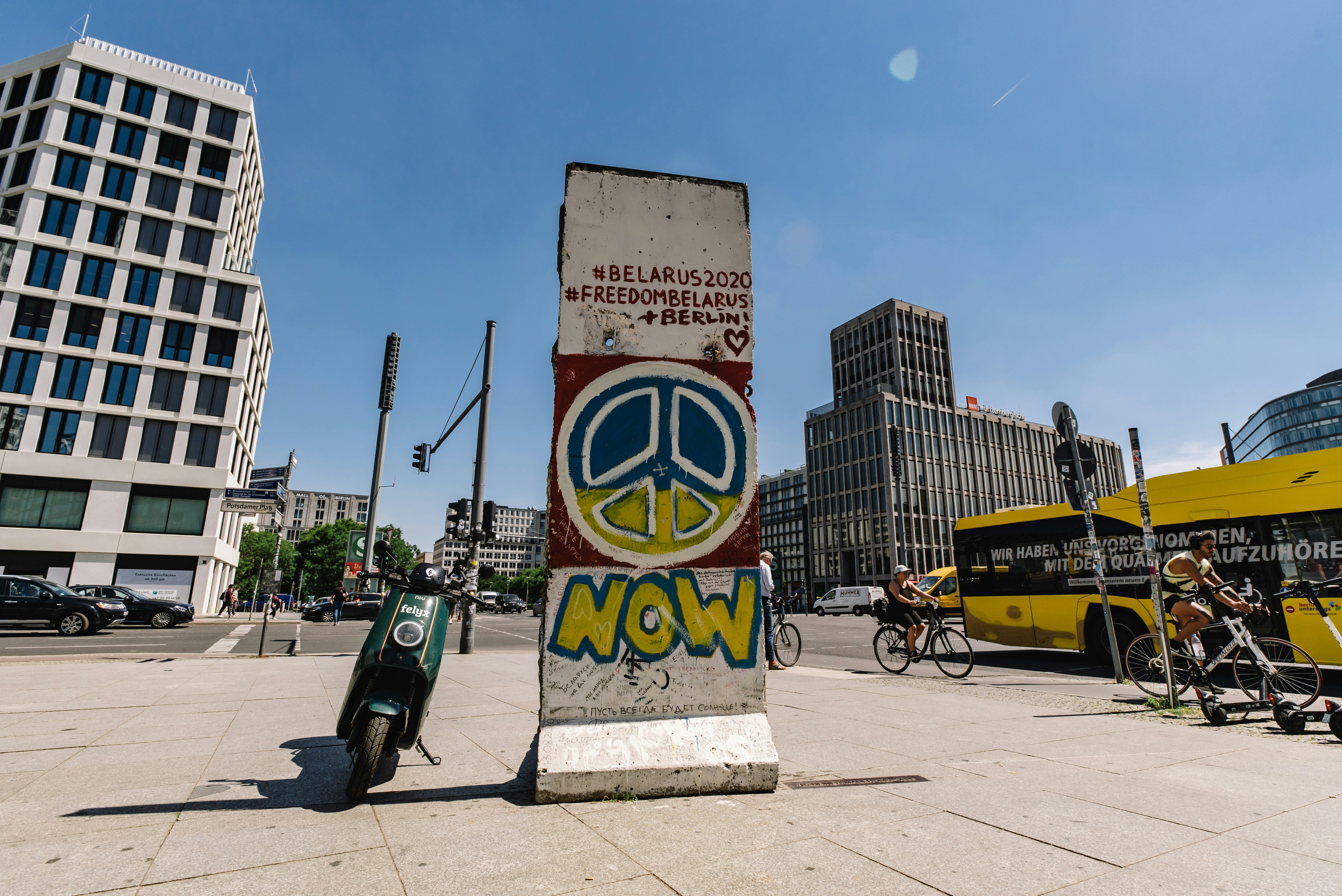 a sign on the sidewalk