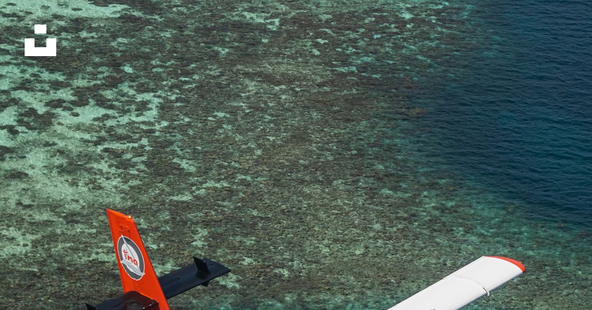 A plane flying over water photo – Free Maldives Image on Unsplash