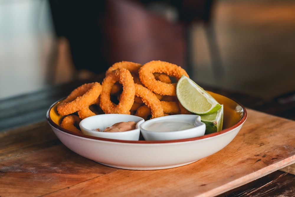 a bowl of fried food