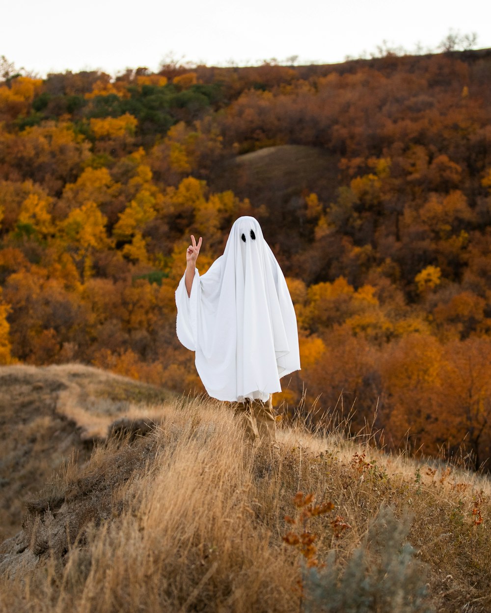 a person in a white dress