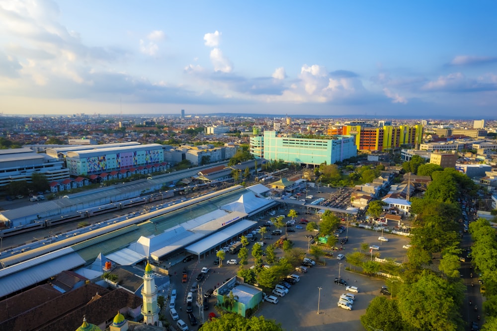 a large city landscape