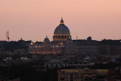 a large building with a dome on top