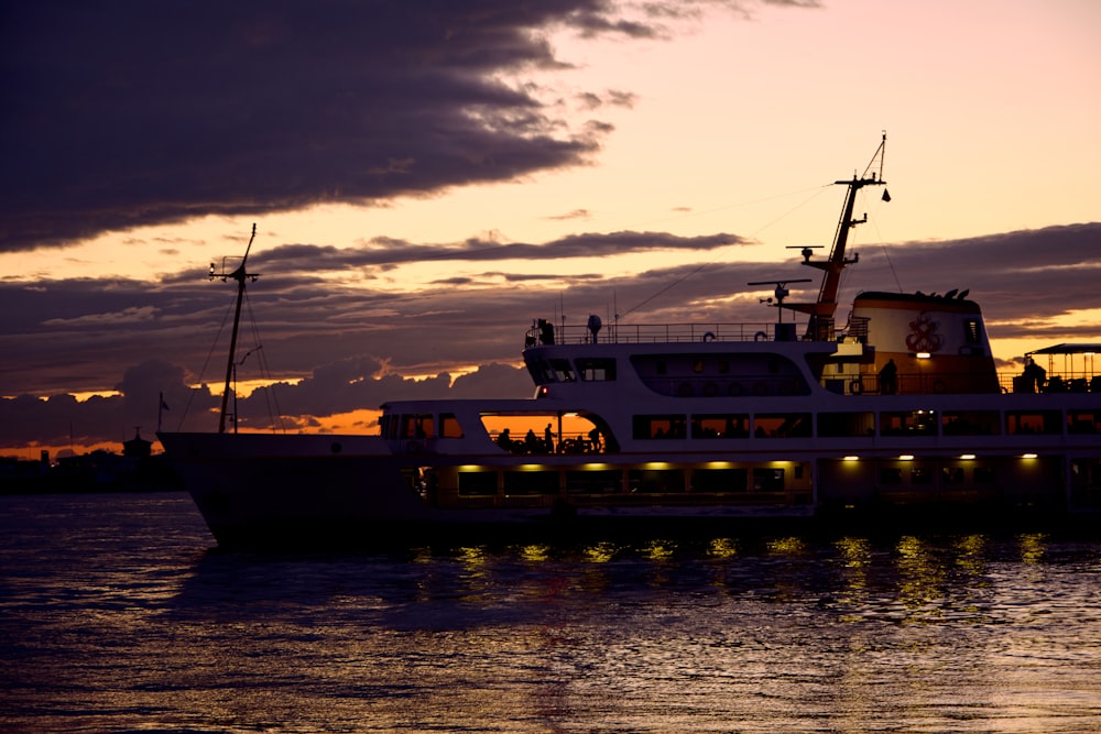 a boat on the water