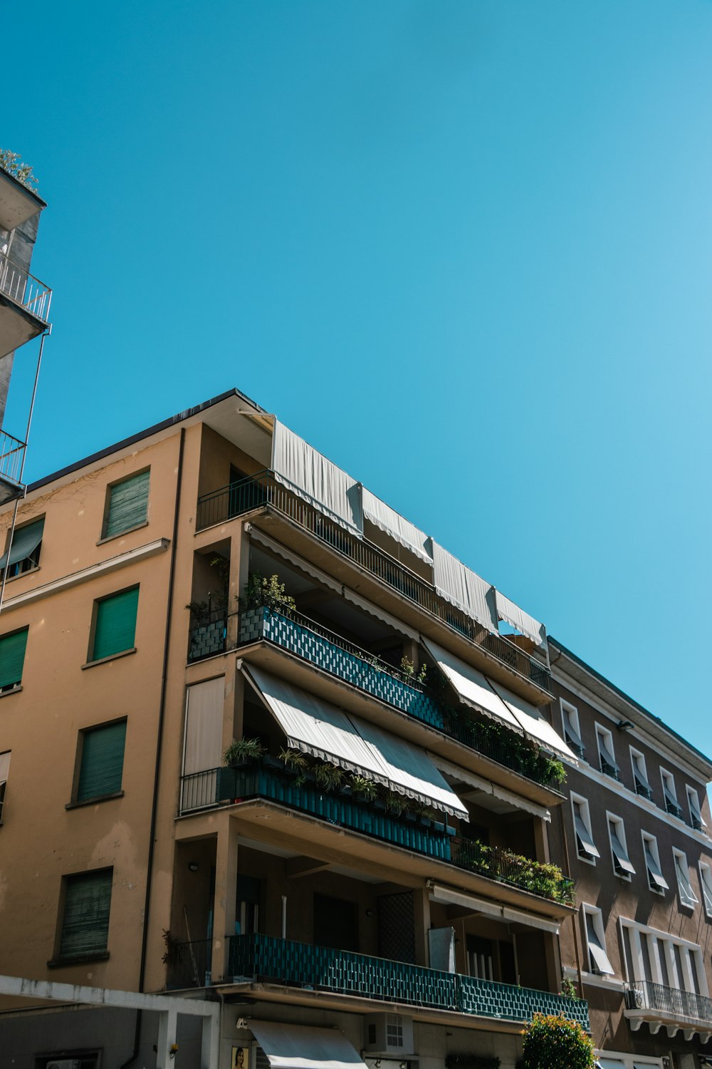 a building with balconies and balconies