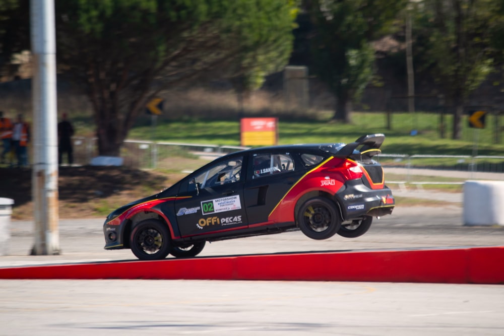 a race car on a track