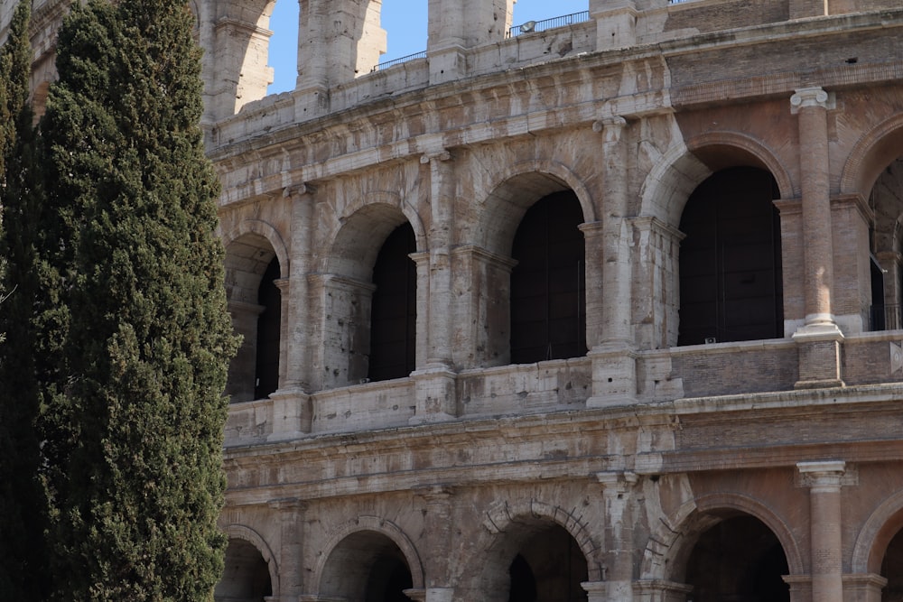 a large stone building