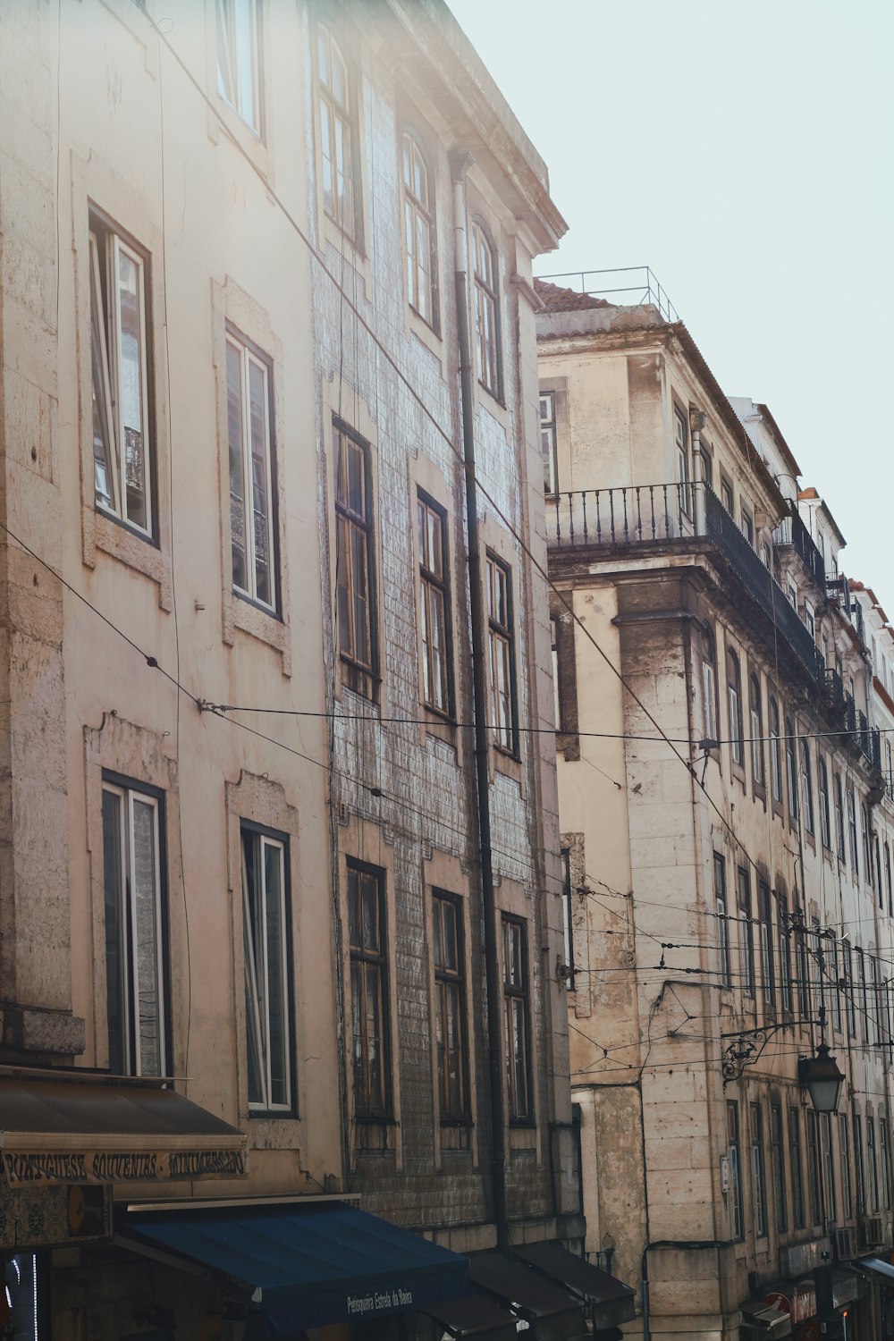 a row of buildings